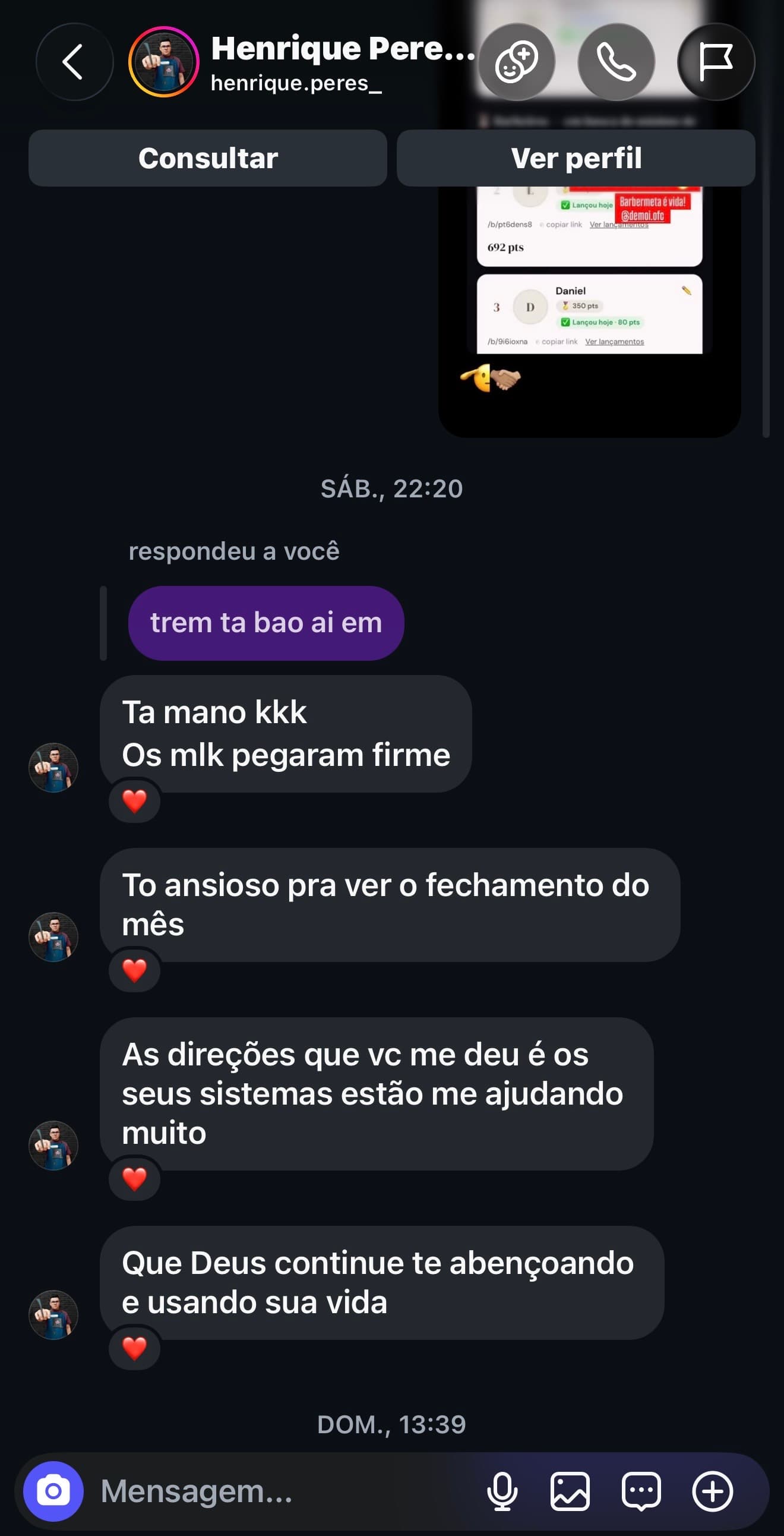 Depoimento real de cliente com a meta ouro atingida