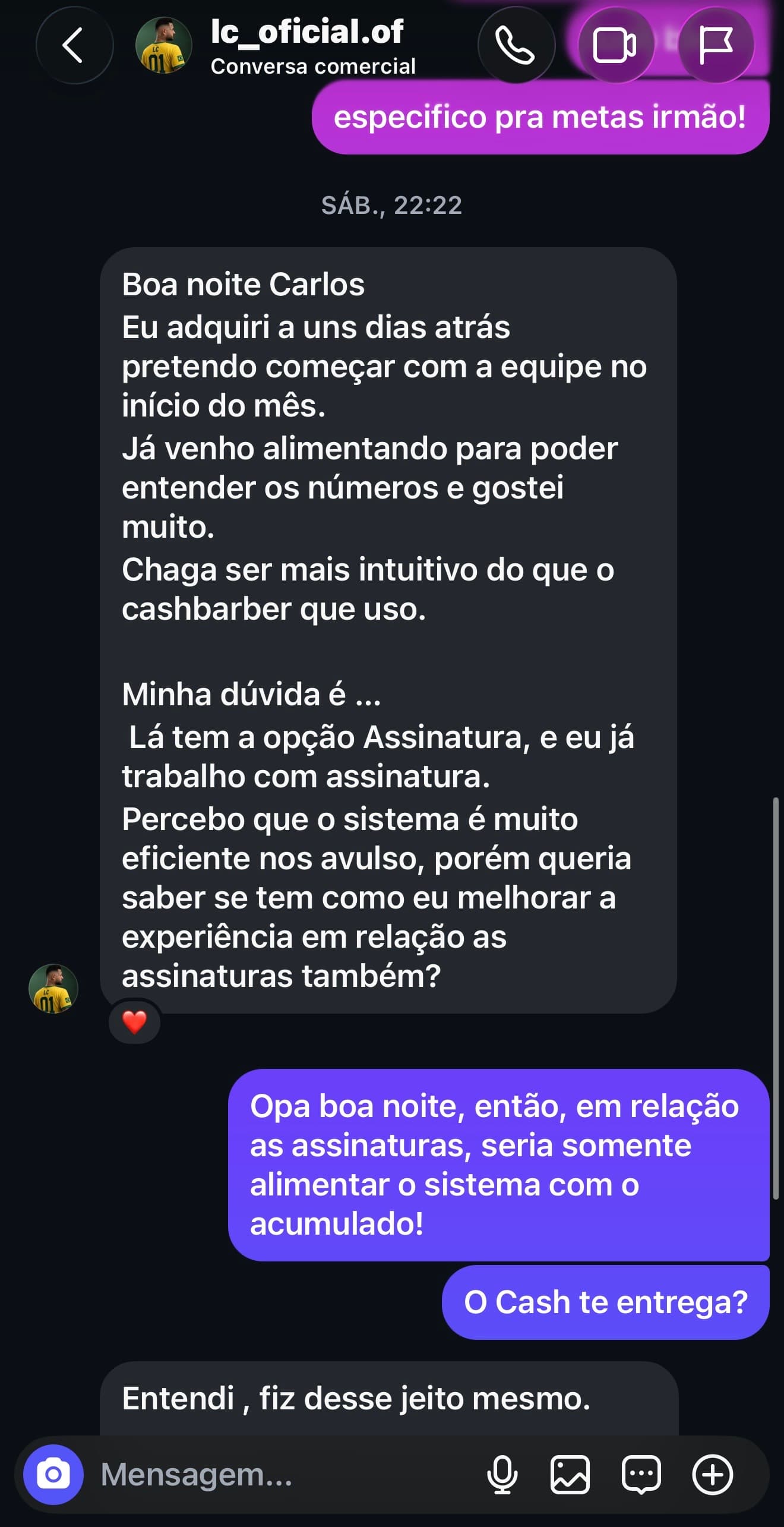 Depoimento real sobre o engajamento da equipe
