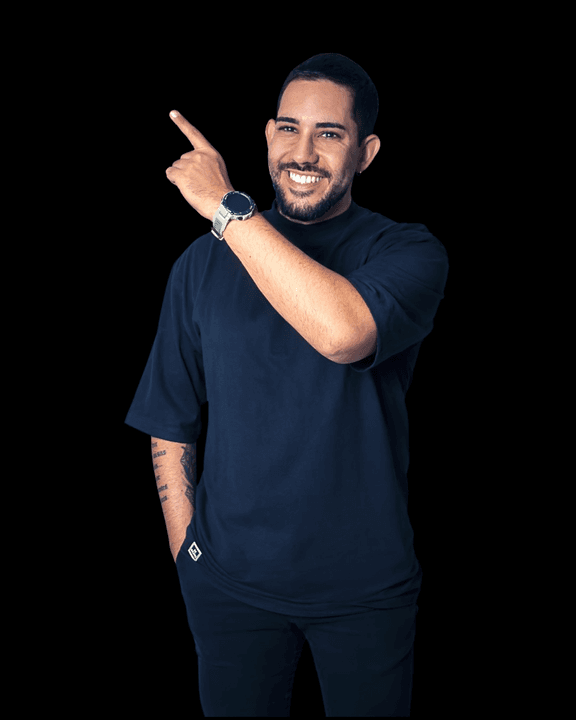 Carlos Henrique apresentando o BarberMeta